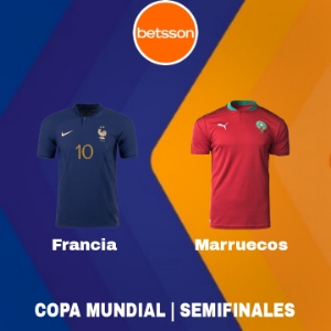 Betsson México: Francia vs Marruecos (14 de diciembre) | Semifinales | Apuestas deportivas en Copa Mundial 2022