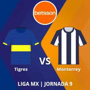 Betsson México: Tigres vs Monterrey (23 de septiembre) | Jornada 9 | Apuestas deportivas en Liga MX