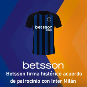 Betsson patrocinará la camisa del Inter Milán